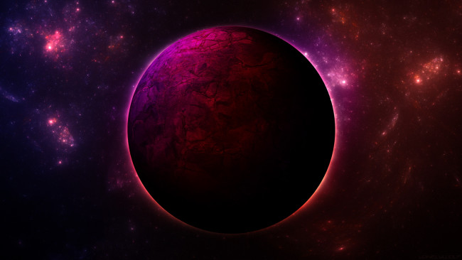 Обои картинки фото космос, арт, планеты, звезда