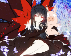 Картинка аниме accel world arita haruyuki kuroyukihime девушка глаза волосы