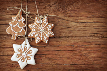 Картинка праздничные украшения печенье