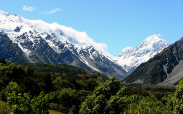 Картинка mount cook national park new zealand природа горы