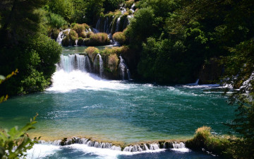 Картинка природа водопады каскад