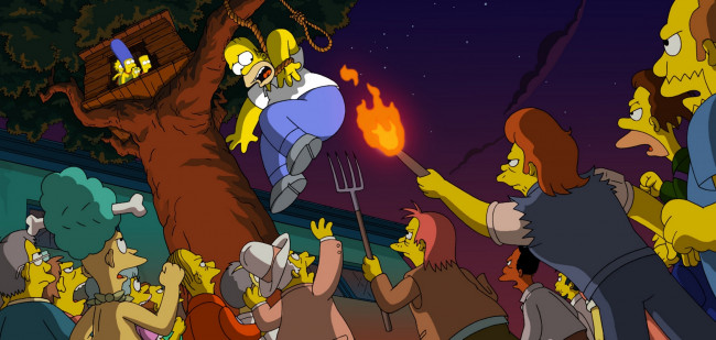 Обои картинки фото мультфильмы, the, simpsons, гомер