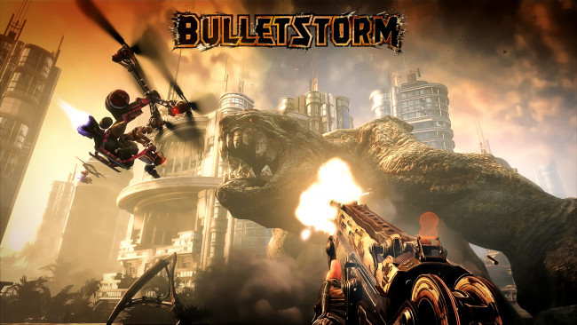 Обои картинки фото bulletstorm, видео, игры