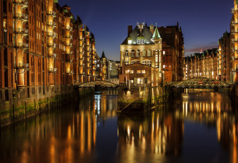 Картинка города -+огни+ночного+города