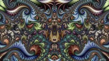 Картинка 3д+графика fractal+фракталы