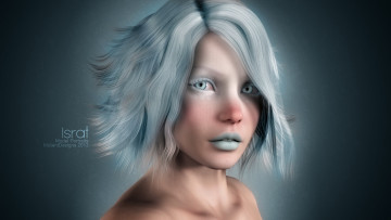 Картинка 3д+графика portraits+портрет девушка глаза