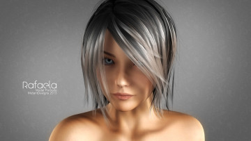 Картинка 3д+графика portraits+портрет глаза девушка