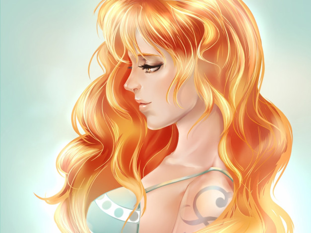 Обои картинки фото рисованные, -люди