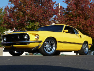 Картинка 1969+mach+1 автомобили mustang
