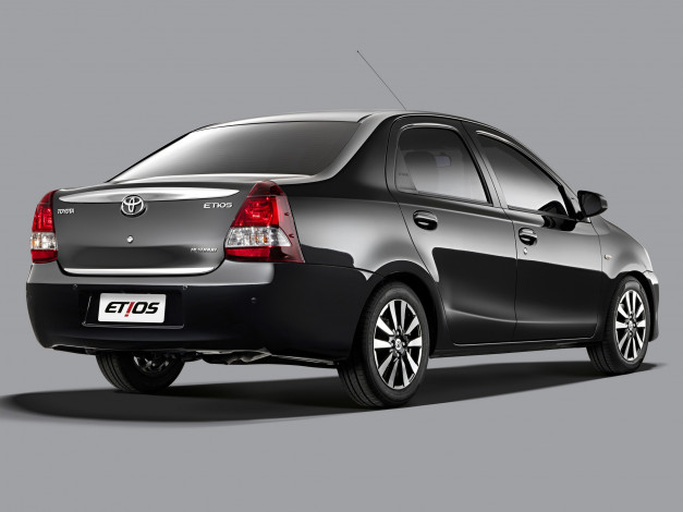 Обои картинки фото автомобили, toyota, spec, темный, br, sedan, etios