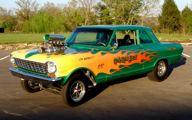 Обои картинки фото автомобили, hotrod, dragster, nova