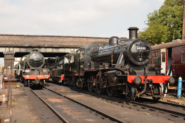 Обои картинки фото техника, паровозы, паровоз, дорога, железная