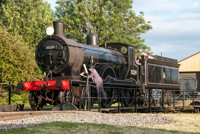 Обои картинки фото техника, паровозы, паровоз, дорога, железная