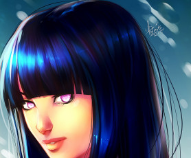 Картинка рисованное люди взгляд фон девушка