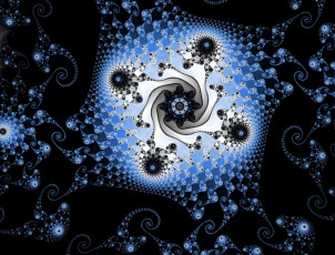 Картинка 3д+графика фракталы+ fractal цвета фон узор