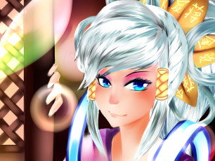 Картинка разное арты фон взгляд девушка