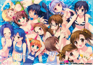 Картинка аниме idolm@ster suimya группа девочки арт