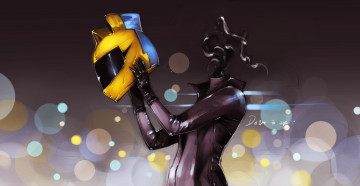 Картинка аниме durarara без головы магия шлем celty sturluson девушка kaneko xz art