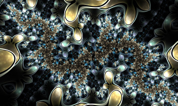 Картинка 3д+графика фракталы+ fractal фон узор цвета