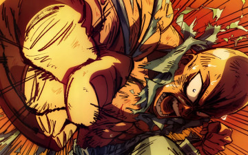 Картинка аниме one+punch+man art кулак hero saitama onepunchman