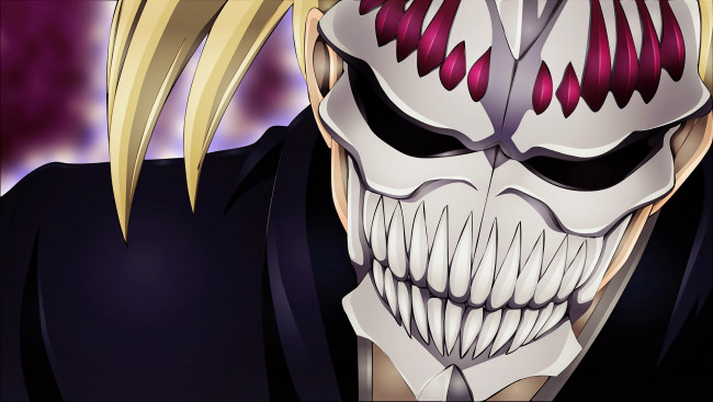 Обои картинки фото аниме, bleach, блич, маска