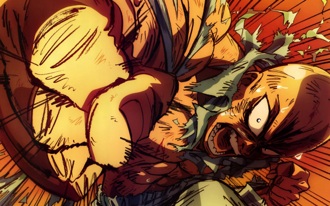 Обои картинки фото аниме, one punch man, art, кулак, hero, saitama, onepunchman