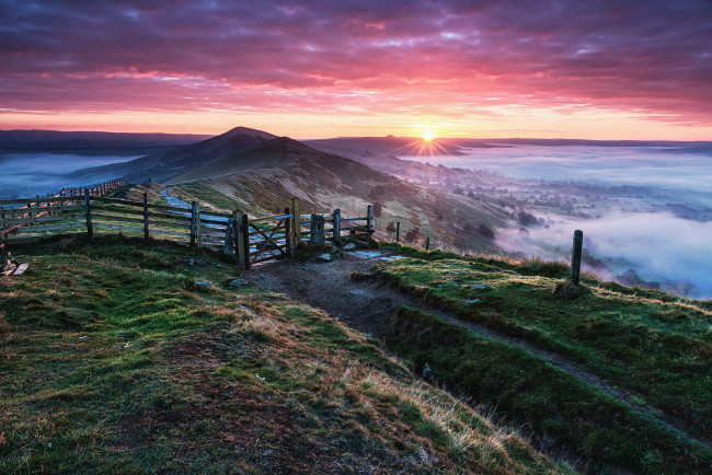 Обои картинки фото природа, восходы, закаты, рассвет