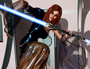 Картинка 3д+графика фантазия+ fantasy девушка взгляд фон