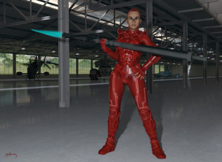 Картинка 3д+графика фантазия+ fantasy девушка фон взгляд