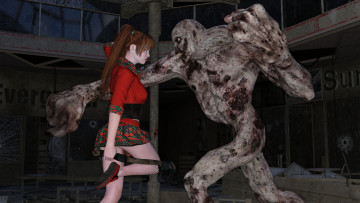 Картинка 3д+графика фантазия+ fantasy девушка взгляд фон