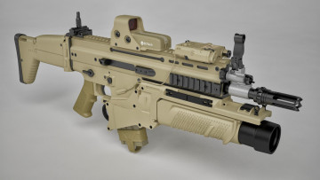 обоя оружие, автоматы, fn, scar, folding, butt, grenade, launcher, cal, 7, 62, m17, model, art, in, weapon, form, herstal, belgium, rifle, eo, tech, assault, gun, ordnance
