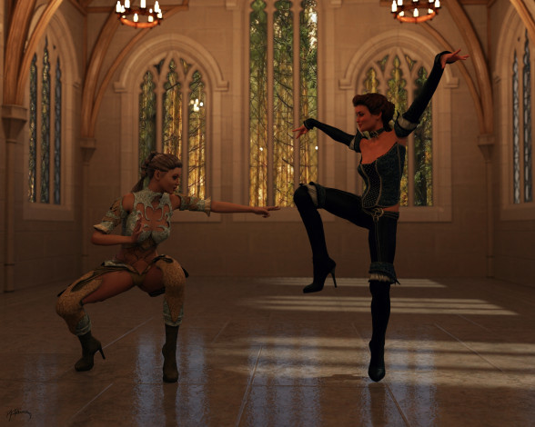 Обои картинки фото 3д графика, люди , people, взгляд, девушки, фон