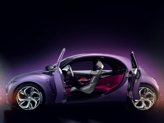 Обои картинки фото citroen revolte concept 2009, автомобили, citroen, ds, revolte, concept, 2009