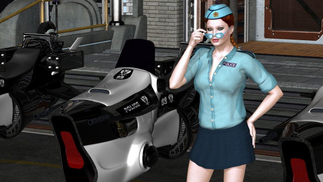 Обои картинки фото 3д графика, люди , people, девушка, взгляд, фон