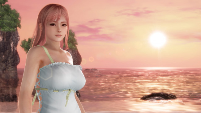 Обои картинки фото 3д графика, люди , people, фон, взгляд, девушка