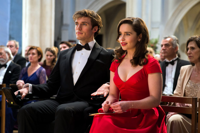 Обои картинки фото кино фильмы, me before you, sam, claflin, emilia, clarke