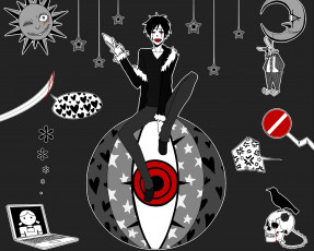 Картинка аниме durarara изая