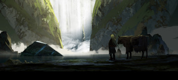 Картинка аниме пейзажи +природа фантастика