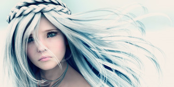 Картинка 3д+графика портрет+ portraits девушка