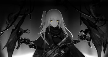 Картинка аниме girls+frontline девушка
