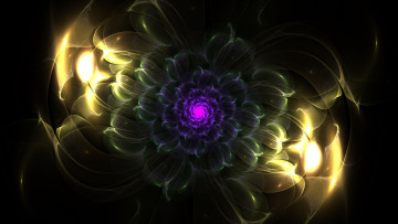 Картинка 3д+графика фракталы+ fractal цвета фон узор