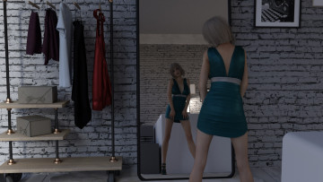 Картинка 3д+графика люди+ people фон взгляд девушка