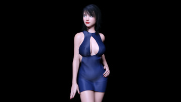 Картинка 3д+графика люди+ people фон взгляд девушка