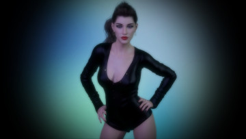 Картинка 3д+графика люди+ people фон взгляд девушка