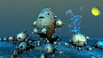 Картинка 3д+графика абстракция+ abstract абстракция форма фрактал цвет