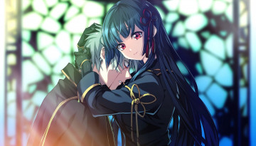 Картинка аниме silverio+trinity silverio trinity