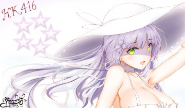 Картинка аниме girls+frontline girls frontline hk416