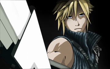 Картинка аниме final+fantasy cloud воин оружие меч