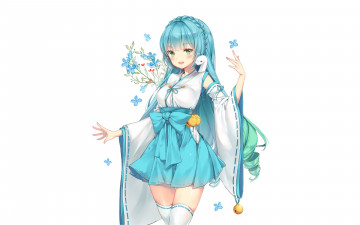 Картинка аниме unknown +другое+ девушка взгляд фон