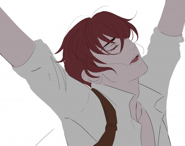 Обои картинки фото аниме, touken ranbu, парень